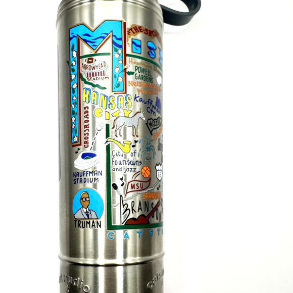 Missouri Tumbler Stainless Steel Thermal Travel Catstudio KCMO 18 Ounces - Picture 5 of 9